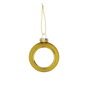 Gouden kerstbal