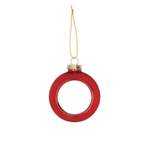 Rode kerstbal